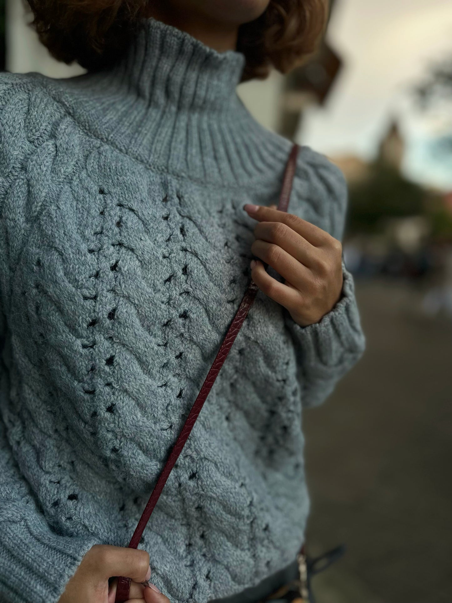 Suéter de Punto Trenzado – Talla Única | Colección Limitada